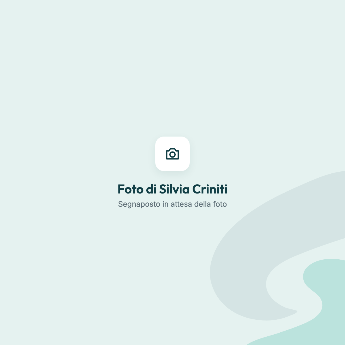 Segnaposto per la foto di Silvia Criniti, fondatrice di Silcri Data